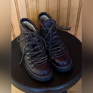 Frye Archie Hikers Dark Brown Leather Size 6